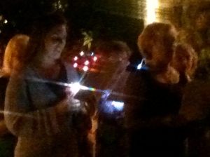 Caroling for the tourists in Kona Village before the candlelight service at the oldest church in Hawaii